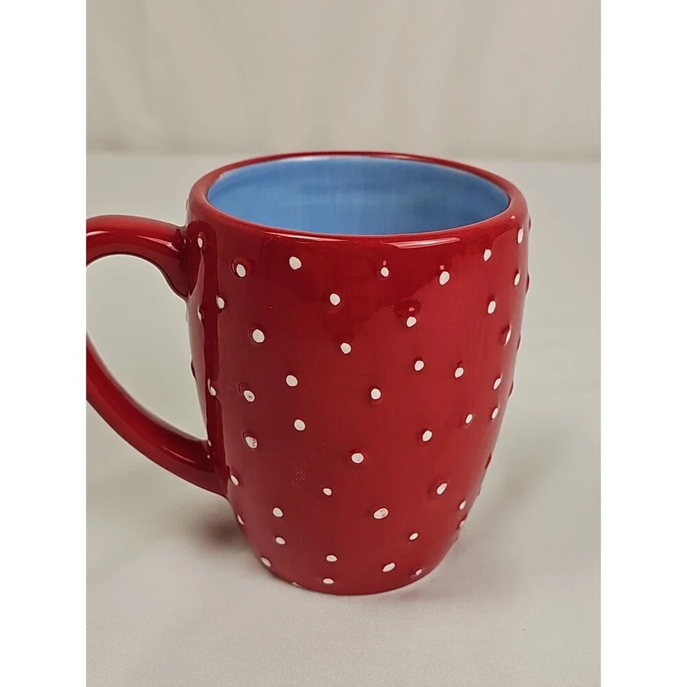 Rudolph Red-Nosed Reindeer Santa Sleigh Christmas Mug Dept 56 Ceramic